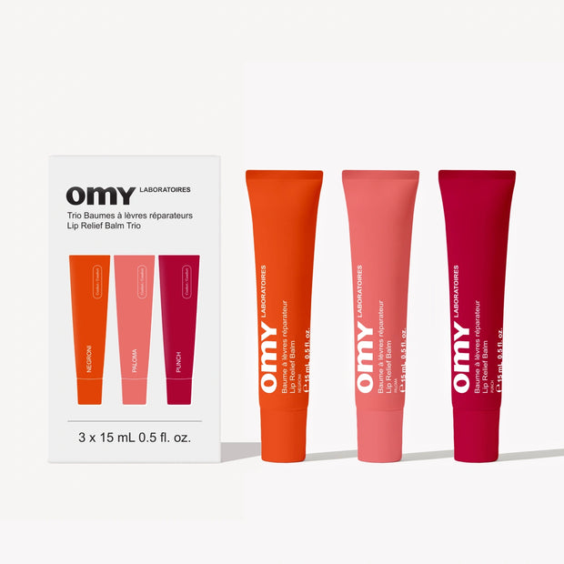 Trio Baumes à lèvres réparateurs