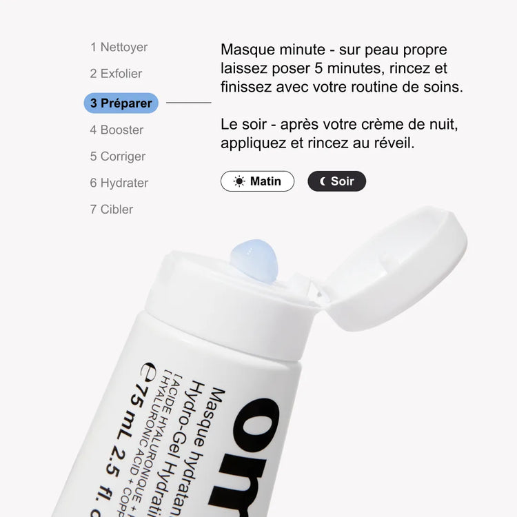 Masque Hydro-osmotique Hydratant Abidis 250 Ml - Soin Nourrissant Pour La Peau, Neuf
